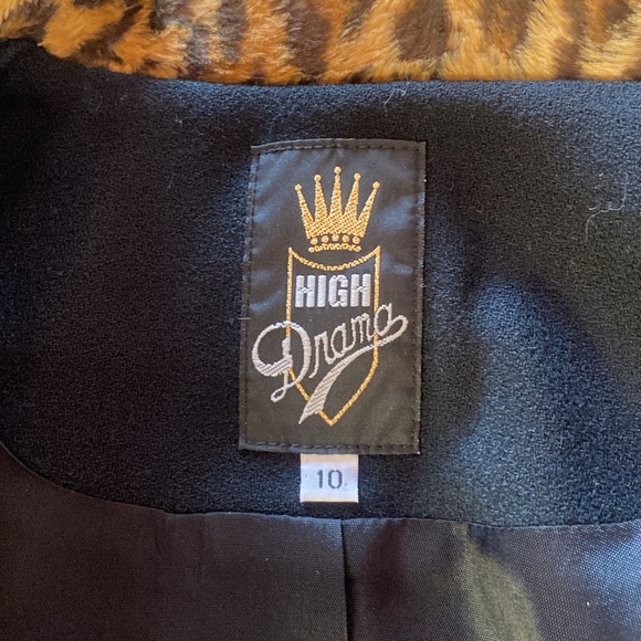 HIGH DRAMA 2 PC PANTS SUITE BLACK COLOR. - Picture 12 of 16